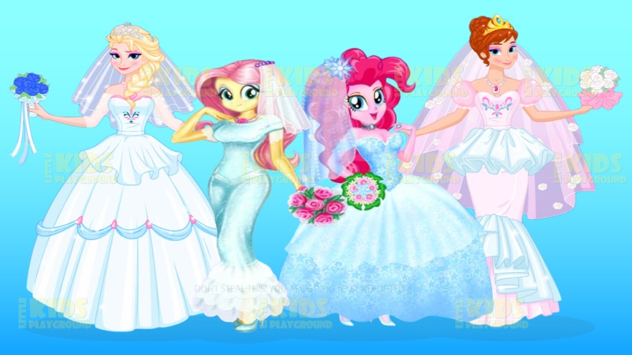 my little pony wedding dress game